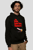 Texas Chain Saw Massacre Siyah Unisex Kapüşonlu Sweatshirt