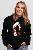 Texas Chain Saw Massacre Siyah Unisex Kapüşonlu Sweatshirt