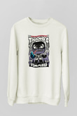 Thanos Venomized Baskılı Unisex Beyaz Sweatshirt