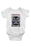 Thanos Venomized Baskılı Unisex Beyaz Bebek Body - Zıbın