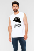 The Adicts Beyaz Unisex Kolsuz Tişört