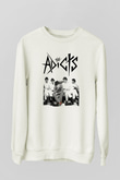 The Adicts Beyaz Unisex Sweatshirt