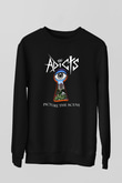 The Adicts Siyah Unisex Sweatshirt