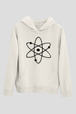 The Big Bang Theory Beyaz Unisex Kapşonlu Sweatshirt