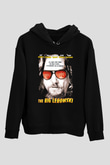 The Big Lebowski Büyük Lebowski Siyah Unisex Kapüşonlu Sweatshirt