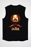 The Big Lebowski Büyük Lebowski Siyah Unisex Kolsuz Tişört