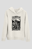 The Black Crowes Beyaz Unisex Kapşonlu Sweatshirt