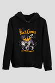 The Black Crowes Siyah Unisex Kapüşonlu Sweatshirt