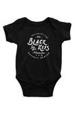 The Black Keys Baskılı Unisex Siyah Bebek Body - Zıbın