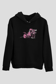 The Black Keys Baskılı Unisex Siyah Kapüşonlu Sweatshirt
