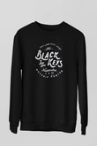 The Black Keys Baskılı Unisex Siyah Sweatshirt