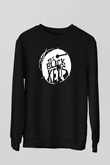 The Black Keys Baskılı Unisex Siyah Sweatshirt