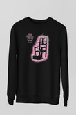 The Black Keys Baskılı Unisex Siyah Sweatshirt