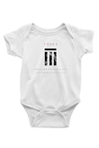 The Chainsmokers Baskılı Beyaz Unisex Bebek Body - Zıbın