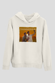 The Chainsmokers Beyaz Unisex Kapüşonlu Sweatshirt