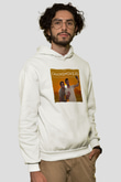 The Chainsmokers Beyaz Unisex Kapüşonlu Sweatshirt