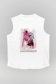 The Chainsmokers Beyaz Unisex Kolsuz Tişört