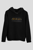 The Chainsmokers Siyah Unisex Kapüşonlu Sweatshirt