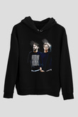 The Chainsmokers Siyah Unisex Kapüşonlu Sweatshirt