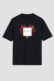 The Chainsmokers Siyah Unisex Oversize Tişört T-Shirt