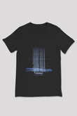 The Chainsmokers Siyah Unisex V Yaka Tişört T-Shirt