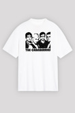 The Cranberries Baskılı Beyaz Unisex Oversize Tişört - Tshirt