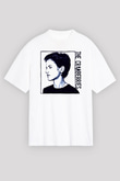 The Cranberries Baskılı Beyaz Unisex Oversize Tişört - Tshirt