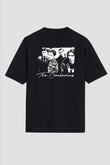 The Cranberries Baskılı Unisex Siyah Oversize Tişört - Tshirt