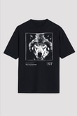 The Cranberries Baskılı Unisex Siyah Oversize Tişört - Tshirt