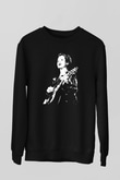 The Cranberries Baskılı Unisex Siyah Sweatshirt