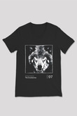 The Cranberries Baskılı Unisex Siyah V Yaka Tişört - Tshirt