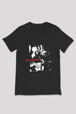 The Cranberries Baskılı Unisex Siyah V Yaka Tişört - Tshirt