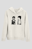 The Doors Beyaz Unisex Kapşonlu Sweatshirt