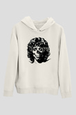 The Doors Beyaz Unisex Kapüşonlu Sweatshirt