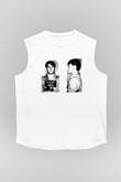 The Doors Beyaz Unisex Kolsuz Tişört