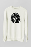 The Doors Beyaz Unisex Sweatshirt