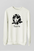 The Doors Beyaz Unisex Sweatshirt