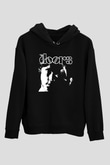 The Doors Siyah Unisex Kapüşonlu Sweatshirt
