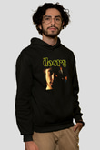 The Doors Siyah Unisex Kapüşonlu Sweatshirt