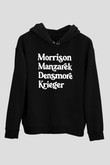 The Doors Siyah Unisex Kapüşonlu Sweatshirt