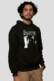 The Doors Siyah Unisex Kapüşonlu Sweatshirt