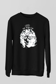 The Doors Siyah Unisex Sweatshirt