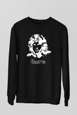 The Doors Siyah Unisex Sweatshirt