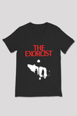 The Exorcist Siyah Unisex  V Yaka Tişört