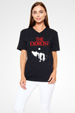 The Exorcist Siyah Unisex  V Yaka Tişört