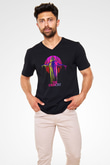 The Exorcist Siyah Unisex  V Yaka Tişört