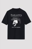 The Exploited Siyah Unisex Oversize Tişört T-Shirt