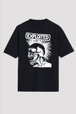 The Exploited Siyah Unisex Oversize Tişört T-Shirt