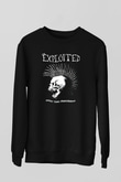 The Exploited Siyah Unisex Sweatshirt