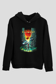 The Fifth Element Siyah Unisex Kapüşonlu Sweatshirt